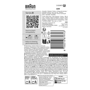 Braun Series 8 83 M cabezal de afeitado