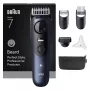 Braun BeardTrimmer 7 BT7520 batería 40 2 cm en húmedo y en seco negro, azul