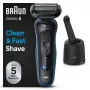 Braun Series 5 52-B7000cc afeitadora de lámina recortadora negra batería de litio-ion