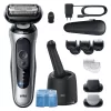 Braun Series 6 62-S7650cc plata - afeitadora de lámina con batería de litio-ion