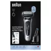 Braun Series 6 62-S7650cc plata - afeitadora de lámina con batería de litio-ion