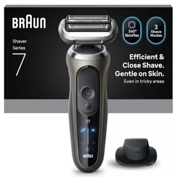 Braun Series 7 72-C1200s afeitadora eléctrica - en húmedo y en seco, negro/bronce, acero inoxidable