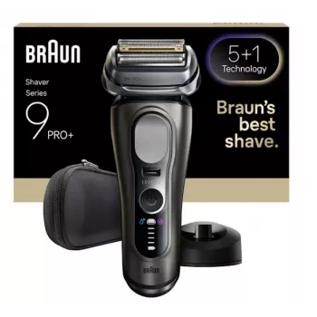 Afeitadora de lámina Braun Series 9 Pro+ 9615S negro gris acero inoxidable