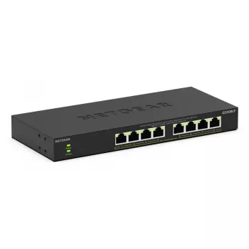 NETGEAR GS308LP no gestionado Gigabit Ethernet (10/100/1000) Power over Ethernet (PoE) sobremesa negro