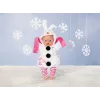 Disfraz de muñeco de nieve BABY born 43 cm