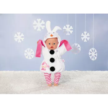 Disfraz de muñeco de nieve BABY born 43 cm