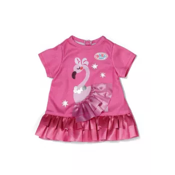 Vestido de muñeca Peterkin BABY born Flamingo para muñecas de 43 cm, plegable, edad 3+