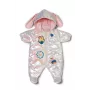 Pijama de muñeca Peterkin BABY born Winteranzug crema para muñecas de 43 cm, plegable, a partir de 3 años