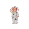 Pijama de muñeca Peterkin BABY born Winteranzug crema para muñecas de 43 cm, plegable, a partir de 3 años