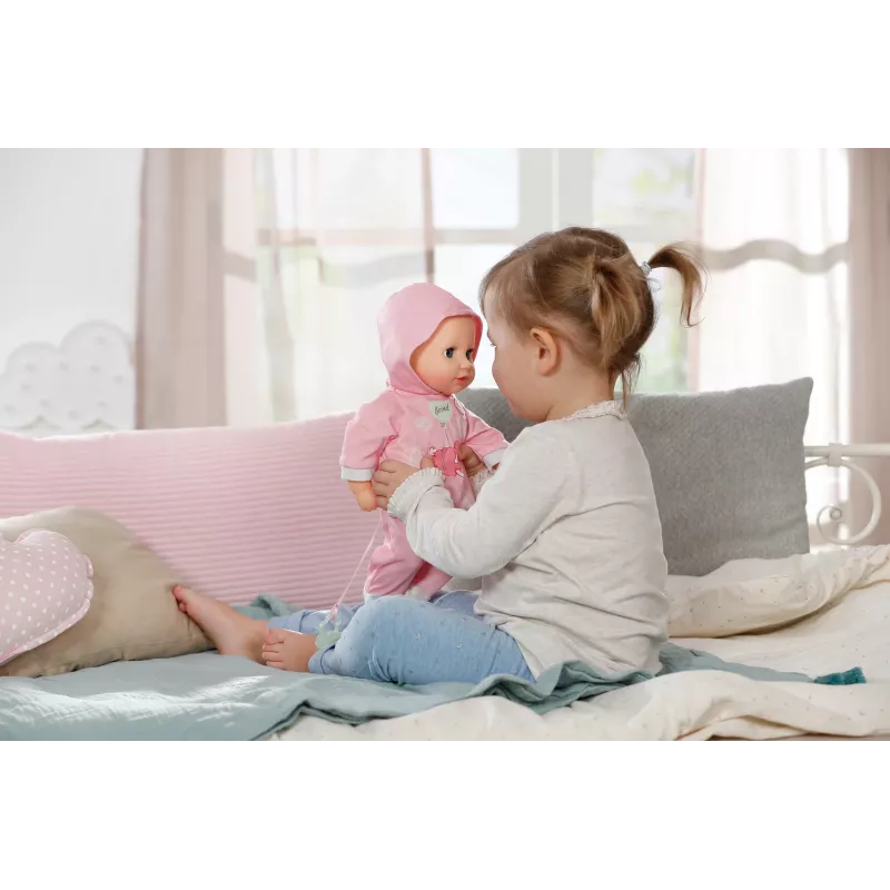 Muñeca zapf creation BABY born Hannah Juega conmigo 36 cm — muñeca bebé interactiva, 36 cm