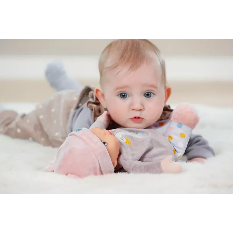 Zapf BABY born for babies Sweetie Mauve 30cm, muñeca bebé, unisex, niño/niña, 300 mm, multicolor