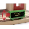 Estación de grabación y reproducción para trenes en miniatura de Ravensburger – BRIO, 3 piezas, pila AA, negro/verde/rojo