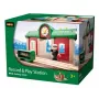 Estación de grabación y reproducción para trenes en miniatura de Ravensburger – BRIO, 3 piezas, pila AA, negro/verde/rojo