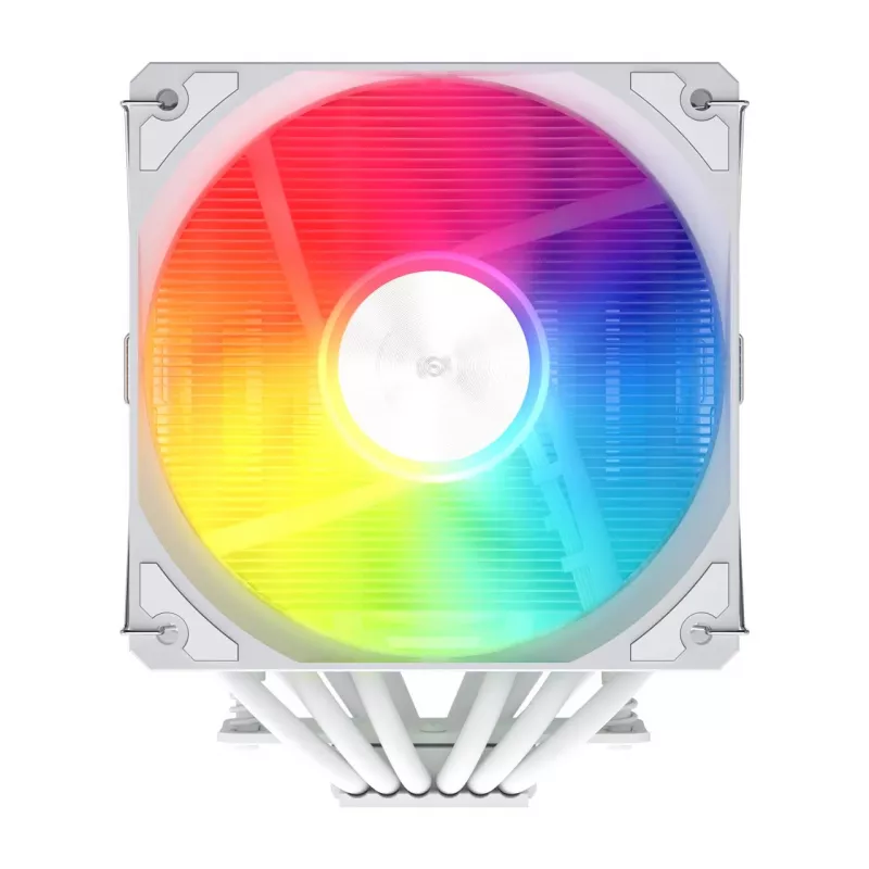 FSP MP7-WA disipador de aire para CPU, 120 mm, 800–1800 rpm, 32 dB, LGA1851/1700/1200, AM4/AM5, blanco