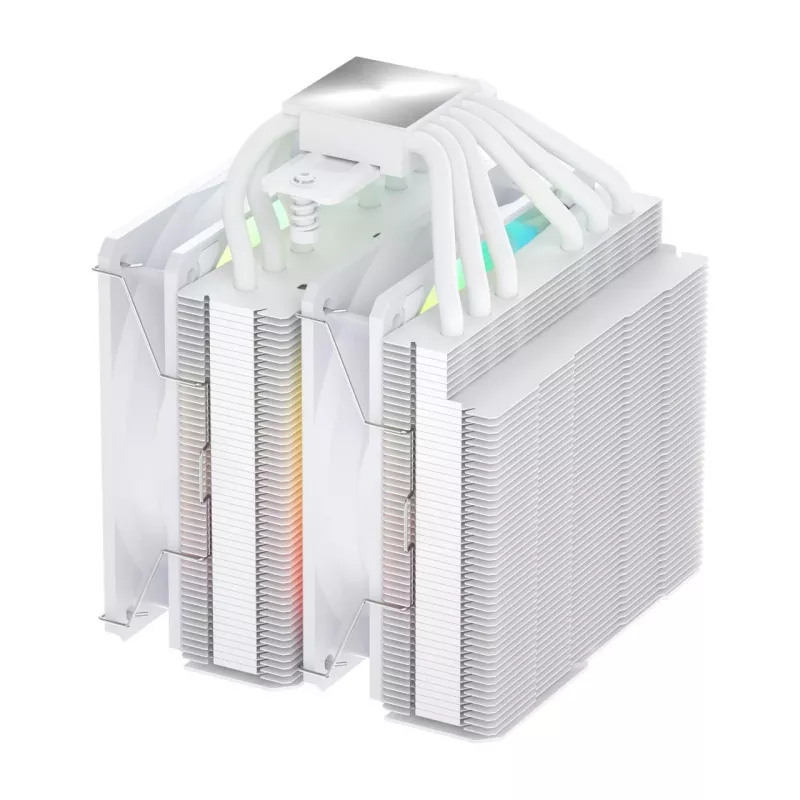 FSP MP7-WA disipador de aire para CPU, 120 mm, 800–1800 rpm, 32 dB, LGA1851/1700/1200, AM4/AM5, blanco