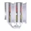 FSP MP7-WA disipador de aire para CPU, 120 mm, 800–1800 rpm, 32 dB, LGA1851/1700/1200, AM4/AM5, blanco