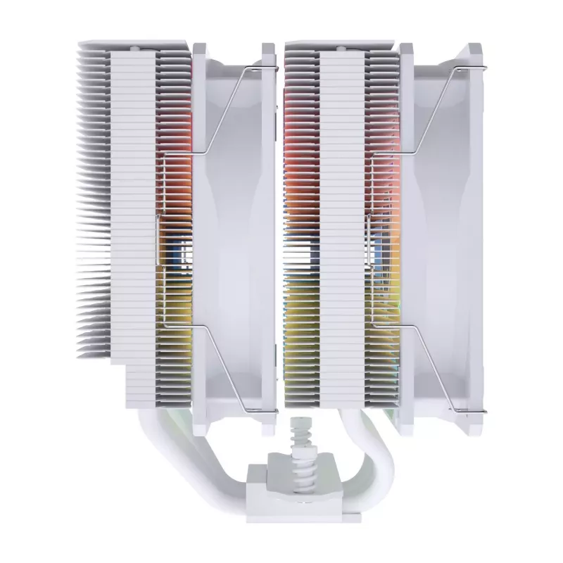 FSP MP7-WA disipador de aire para CPU, 120 mm, 800–1800 rpm, 32 dB, LGA1851/1700/1200, AM4/AM5, blanco