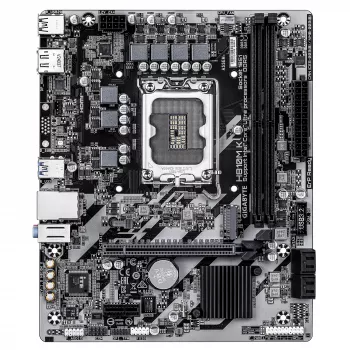 GIGABYTE H810M K placa base Micro ATX para Intel Core Ultra (Serie 2) — LGA 1851, DDR5 hasta 6400 MHz, 1x PCIe 4.0 M.2, 1GbE