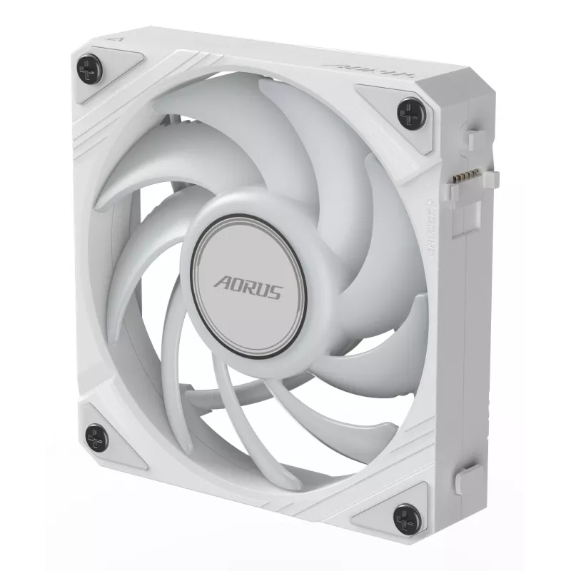 Ventilador de caja Gigabyte AORUS EZ CHAIN FAN 120 ICE, 120 mm, blanco, GP-ECFAN1201 ICE