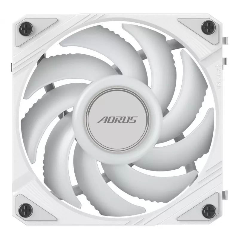 Ventilador de caja Gigabyte AORUS EZ CHAIN FAN 120 ICE, 120 mm, blanco, GP-ECFAN1201 ICE