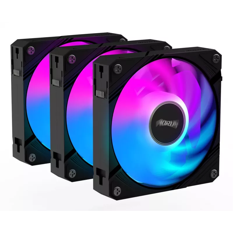 GIGABYTE AORUS EZ CHAIN FAN 120 (pack de 3) placa base 12 cm negro 3 unidades