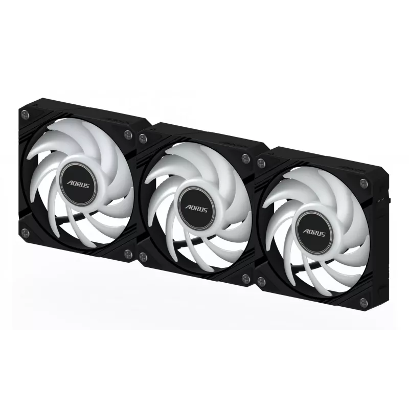 GIGABYTE AORUS EZ CHAIN FAN 120 (pack de 3) placa base 12 cm negro 3 unidades