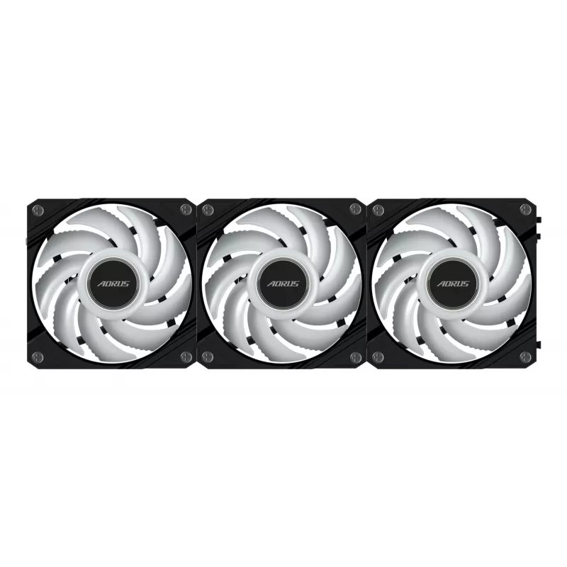 GIGABYTE AORUS EZ CHAIN FAN 120 (pack de 3) placa base 12 cm negro 3 unidades