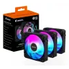 GIGABYTE AORUS EZ CHAIN FAN 120 (pack de 3) placa base 12 cm negro 3 unidades