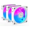 Ventiladores de caja Gigabyte AORUS EZ CHAIN FAN 120 ICE, pack de 3, 120 mm, blancos, GP-ECFAN1203 ICE