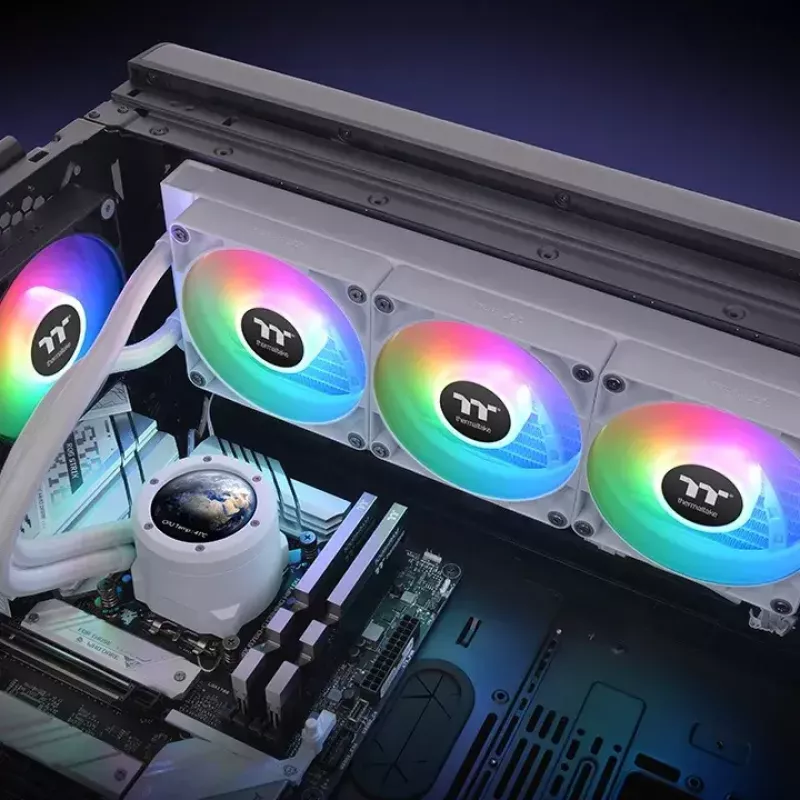 Sistema de refrigeración líquida Thermaltake TH360 V2 Ultra ARGB 36 cm blanco