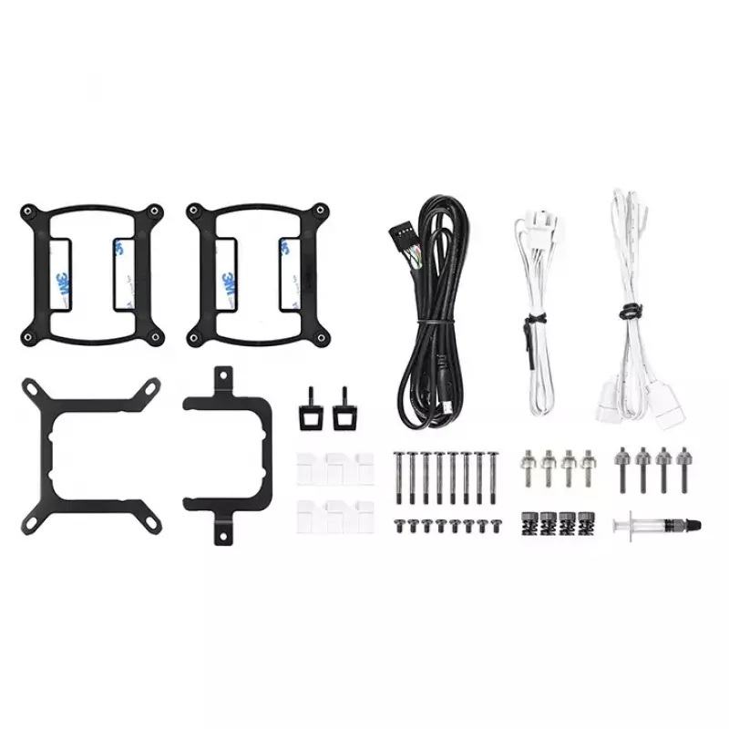 Thermaltake TH280 V2 Ultra ARGB Sync Snow Edition refrigeración líquida todo en uno para CPU, 3,02 mmH2O, blanco