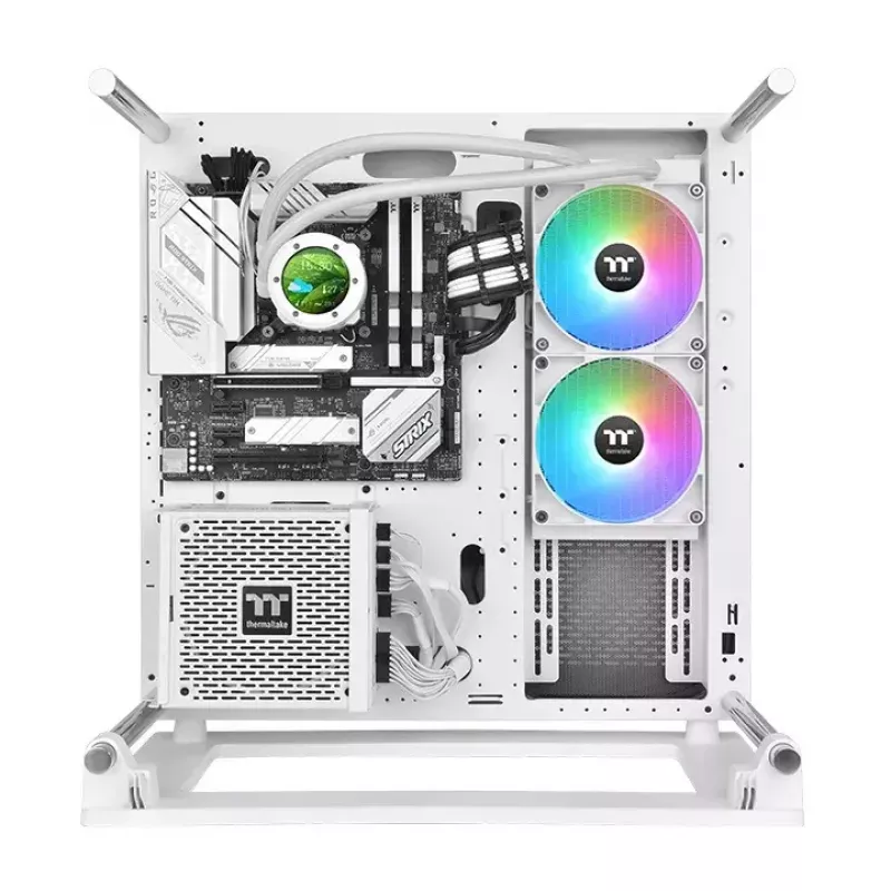 Thermaltake TH280 V2 Ultra ARGB Sync Snow Edition refrigeración líquida todo en uno para CPU, 3,02 mmH2O, blanco
