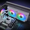 Thermaltake TH280 V2 Ultra ARGB Sync Snow Edition refrigeración líquida todo en uno para CPU, 3,02 mmH2O, blanco