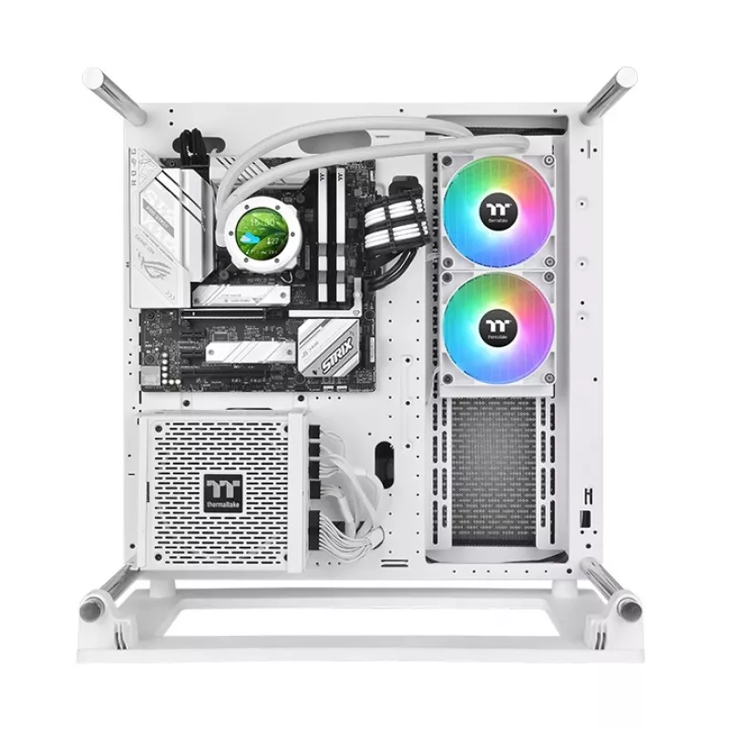 THERMALTAKE Refrigeración líquida – TH240 V2 Ultra ARGB Sync All-In-One refrigeración líquida – White Edition