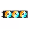 GIGABYTE GAMING 360 refrigeración líquida para CPU – 3 ventiladores ARGB de 120mm, mecanismo de bloqueo deslizante, DAISY-CHAIN, compatible con Intel LGA 1851 y AMD AM5