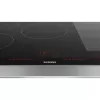 Siemens EX875LVC1E Placa de cocina negra, acero inoxidable integrable de inducción 5 zonas