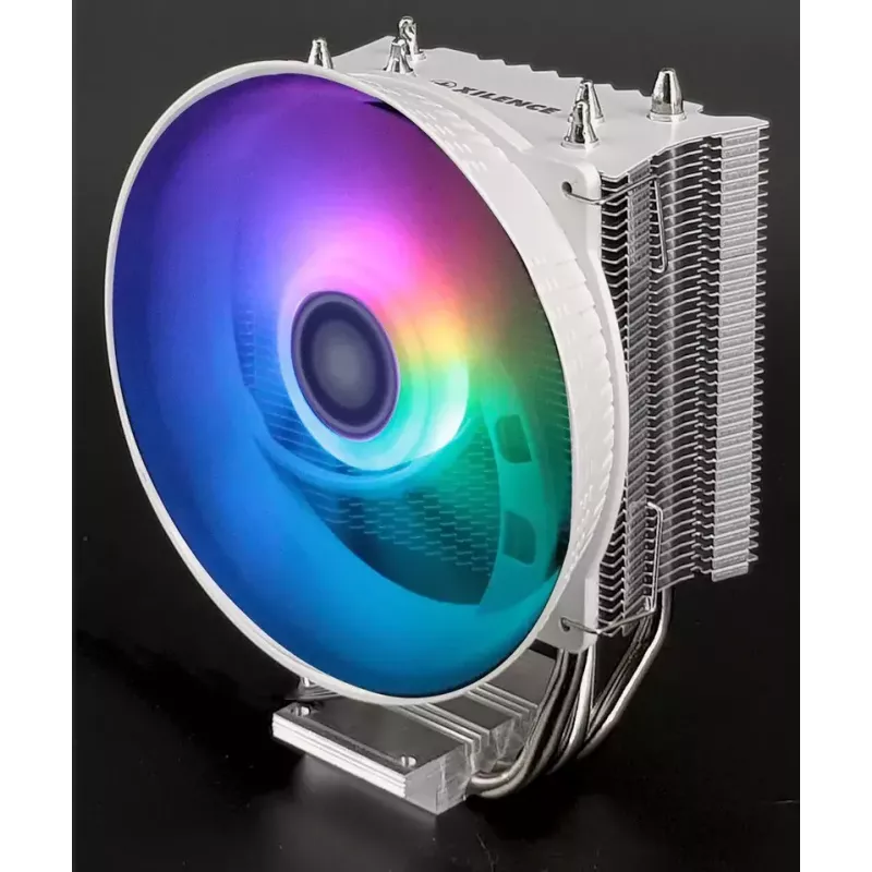Disipador de CPU XILENCE Performance C XC229 120 mm, TDP 150 W, blanco, 500–1800 RPM, rodamiento fluido dinámico, compatible con múltiples zócalos