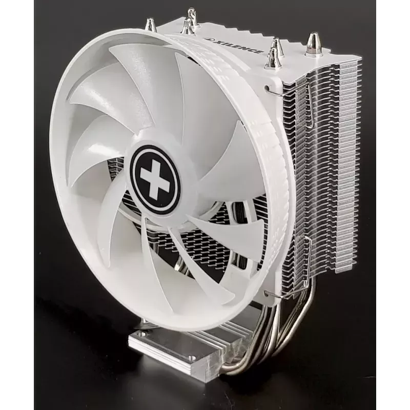 Disipador de CPU XILENCE Performance C XC229 120 mm, TDP 150 W, blanco, 500–1800 RPM, rodamiento fluido dinámico, compatible con múltiples zócalos