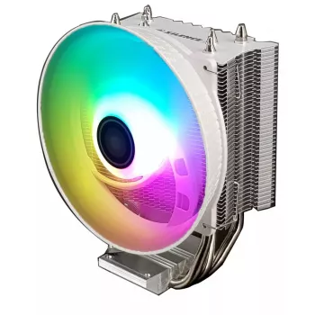 Disipador de CPU XILENCE Performance C XC229 120 mm, TDP 150 W, blanco, 500–1800 RPM, rodamiento fluido dinámico, compatible con múltiples zócalos