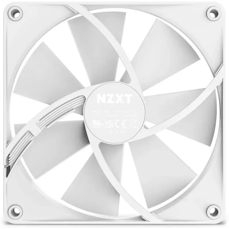 Ventilador NZXT F140P 14 cm blanco 500-1500 RPM Fluid Dynamic Bearing