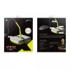 Xtrfy B1 Mouse Bungee LED soporte para ratón con hub USB 2.0 de 4 puertos