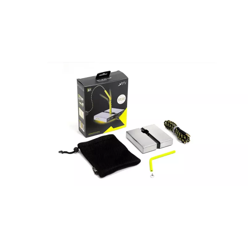 Xtrfy B1 Mouse Bungee LED soporte para ratón con hub USB 2.0 de 4 puertos