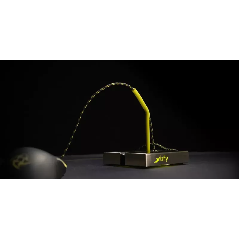 Xtrfy B1 Mouse Bungee LED soporte para ratón con hub USB 2.0 de 4 puertos