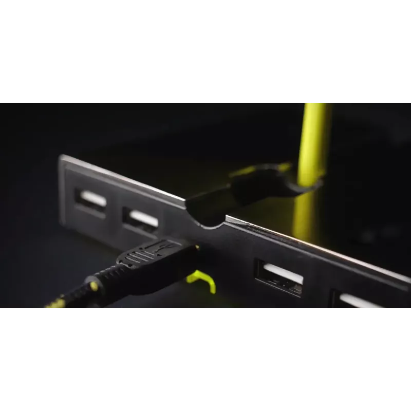 Xtrfy B1 Mouse Bungee LED soporte para ratón con hub USB 2.0 de 4 puertos