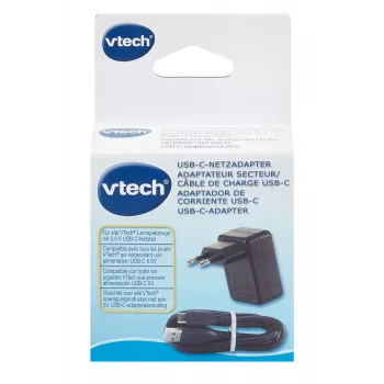 Adaptador de red USB-C VTech 7.5 W negro para juguetes educativos