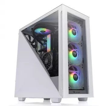 Caja de PC Thermaltake Divider 300 TG Snow Midi Tower Blanca