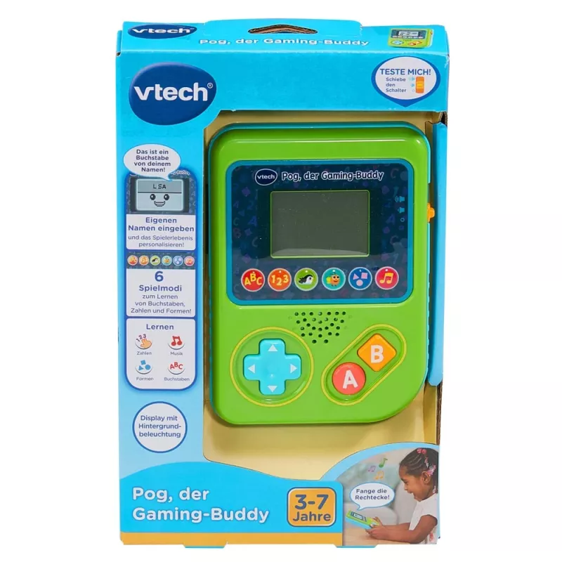VTech 621204, 3 año(s), 190 g, Verde VTech 621204. Edad mínima recomendada: 3 año(s). Peso: 190 g. Color del producto: Verde