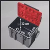 Maletín de herramientas Einhell E-Case L polipropileno Negro Rojo 41.5x27.3x32 cm