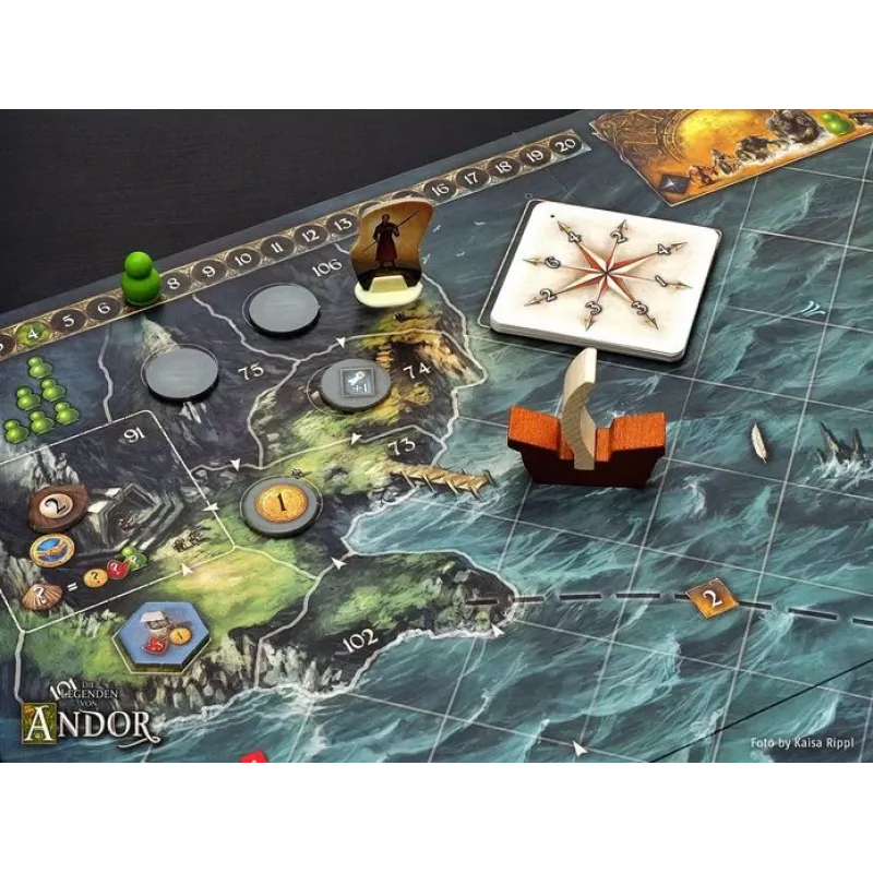 Kosmos 692346 Legends of Andor Parte II: El viaje al norte expansión de juego de mesa, 2–4 jugadores, 90 min, desde 10 años