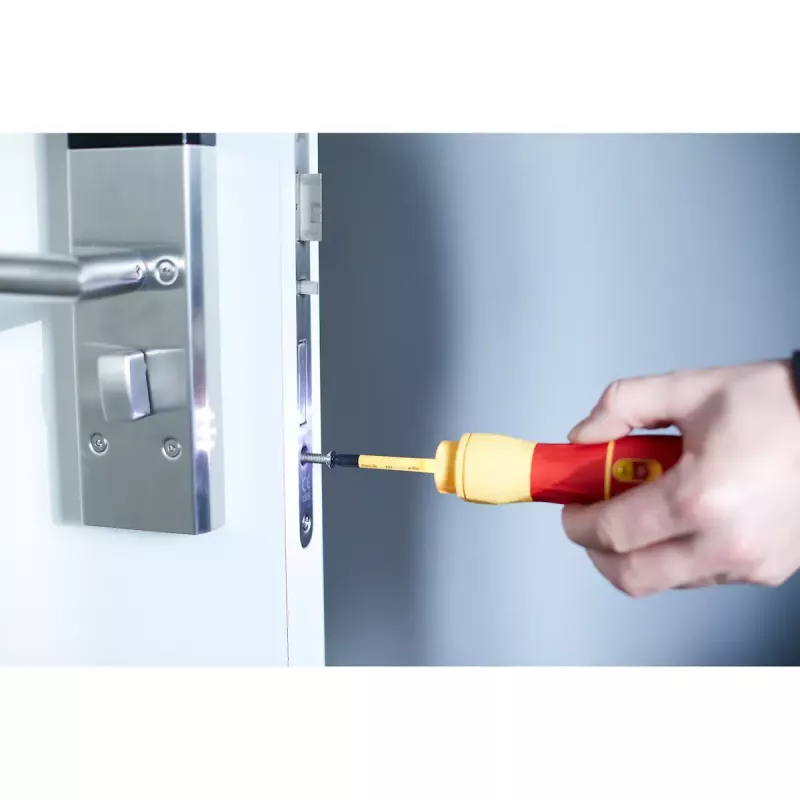 Destornillador eléctrico Wiha 44318 rojo amarillo